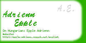 adrienn epple business card